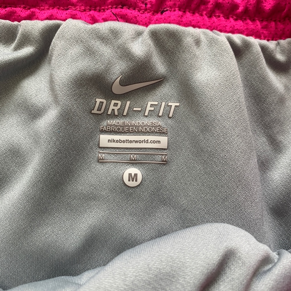 Nike Black & Pink Dri-Fit Running Shorts- Size M - Picture 3 of 12